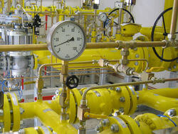 Rohrleitungssystem in einer Power-to-Gas-Anlage (Bild: TÜV Süd)