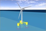 Wave experts test solutions to stabilise floating offshore wind turbines