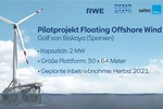 RWE Renewables und Saitec Offshore Technologies testen innovative Schwimmplattform für Offshore- Windturbinen