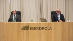 Ignacio Galán, chairman of Iberdrola, and Julián Martínez-Simancas, secretary (Image: Iberdrola)