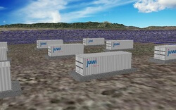 Das Batteriespeichersystem wird nach der Fertigstellung eines der größten im US-Bundesstaat Colorado sein (Bild: juwi)