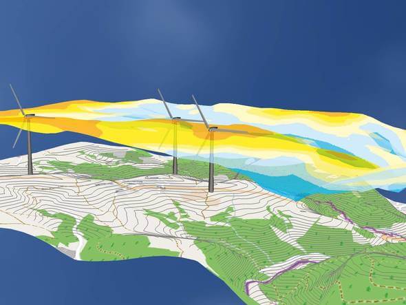 FITNAH-3D-Windfeld von GEO-NET (Bild: GEO-NET)