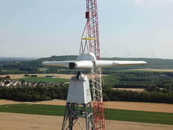 Die Windturbine Vertical Sky® (Bild: Agile Wind Power)