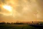 4. Vensys-Windkraftanlage im Windpark Langenbrügge in Betrieb