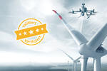 TOPseven Verfahren zur berührungslosen Blitzschutzmessung bei Windenergieanlagen von TÜV SÜD validiert und verifiziert