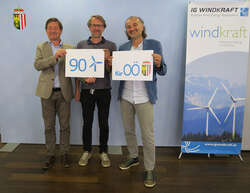 Stefan Moidl, Hannes Hohensinner, Joachim Payr (Bild: IG Windkraft)