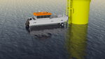 Innovation: RWE setzt neuartiges Amphibienschiff zur Wartung im Offshore-Windpark Scroby Sands ein