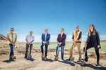 Ground-breaking ceremony at Canadian wind farm