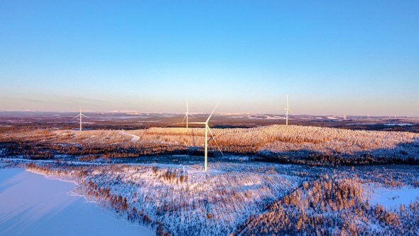 Skaftåsen, in Sweden - the first project to use the Siemens Gamesa 5.X (Image: Siemens Gamesa Renewable Energy)