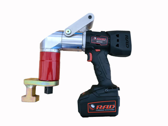 Battery torque wrench MB-RAD 90° with angled gear (Image: M-PT)
