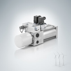 Extremely compact control for the blade tip brake in small and medium-sized wind turbines (Image: HAWE Hydraulik SE)