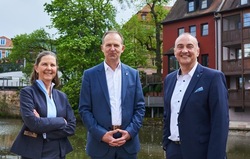 Der Vorstand der UmweltBank v.l.n.r.: Heike Schmitz, Jürgen Koppmann und Goran Basic (Bild: UmweltBank)