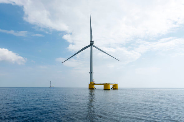 Kincardine Wind Farm developed off the coast of Scotland, UK (Image: via TEPCO)