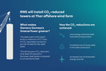 Für mehr Nachhaltigkeit bei der Windenergie: RWE wird im Offshore-Windpark Thor Türme aus kohlenstoffärmerem Stahl installieren