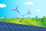 Zuwachs bei Strom aus erneuerbaren Energien