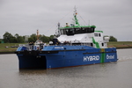 Ems Maritime Offshore tauft ersten Hybrid-Windpark-Service-Vessel in Emden