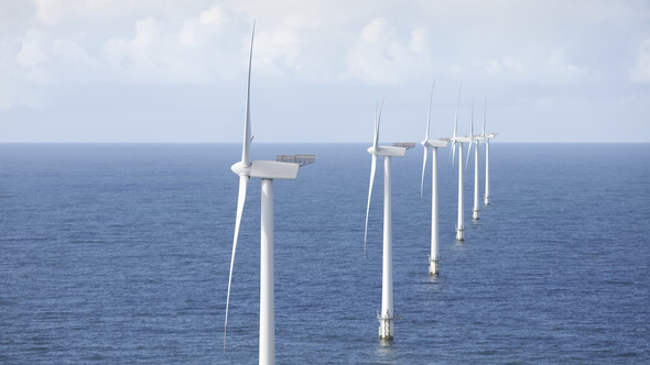 Dogger Bank - the world's largest offshore wind farm, located more than 130km off the northeast coast of England - will be capable of powering six million British homes (Image: ABB)