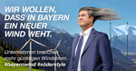 Initiative “Bayernwind” gestartet – ”Söder-Style”-PR-Aktionen für “neuen Wind” zum versprochenen Windausbau in Bayern