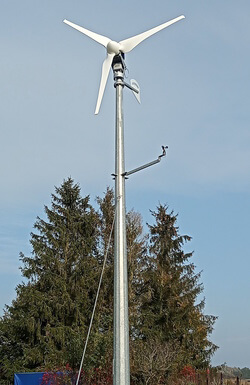 Bild: BRAUN Windturbinen GmbH  - Antaris 2,5 kW