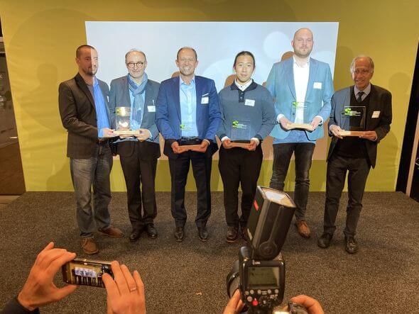 Gewinner und Laudator*innen des 13. German Renewables Awards © TÜV Nord Clean Energy Solutions / EEHH GmbH