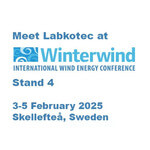 Meet Labkotec on stand 4 at Winterwind International Wind Energy conference in Skellefteå 3.-5.2.2025.