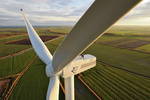 REpower Systems AG installs prototype of the REpower 3.XM onshore wind turbine near Husum, Germany