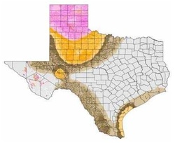 Texas Wind Map