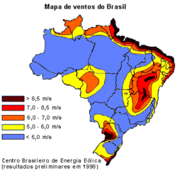 Brazilian Wind Energy Map