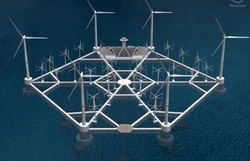 Hexicon, a Swedish company specializing in large-scale, floating platforms for wind power and wave power